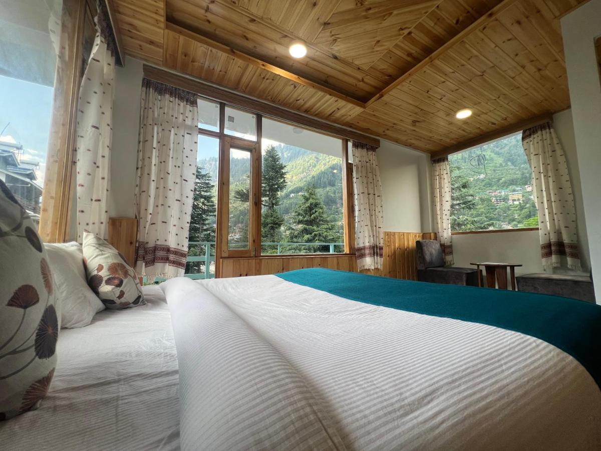 Hotel Mountain Majesty! Top-Rated Luxury Stay Amid Snowcapped Mountains With Balcony And Riverside Calm Manali  Exterior photo